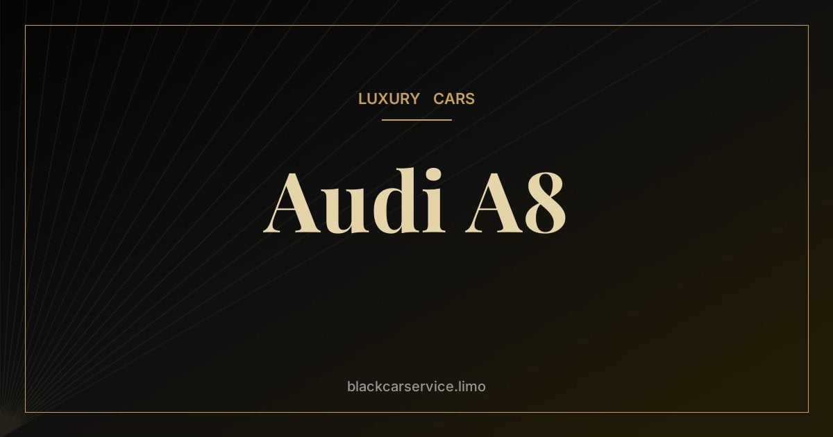 Audi A8 — Audi A8 History: The Aluminum Flagship Built on Quattro