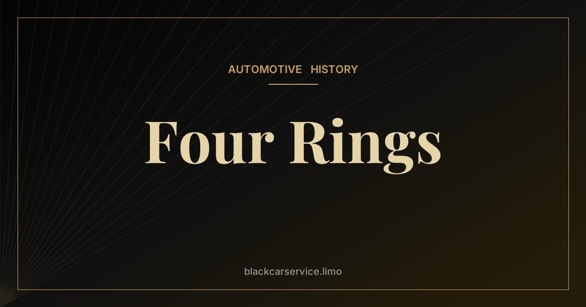 Four Rings — What Do Audi's Four Rings Mean? The Story of Auto Union