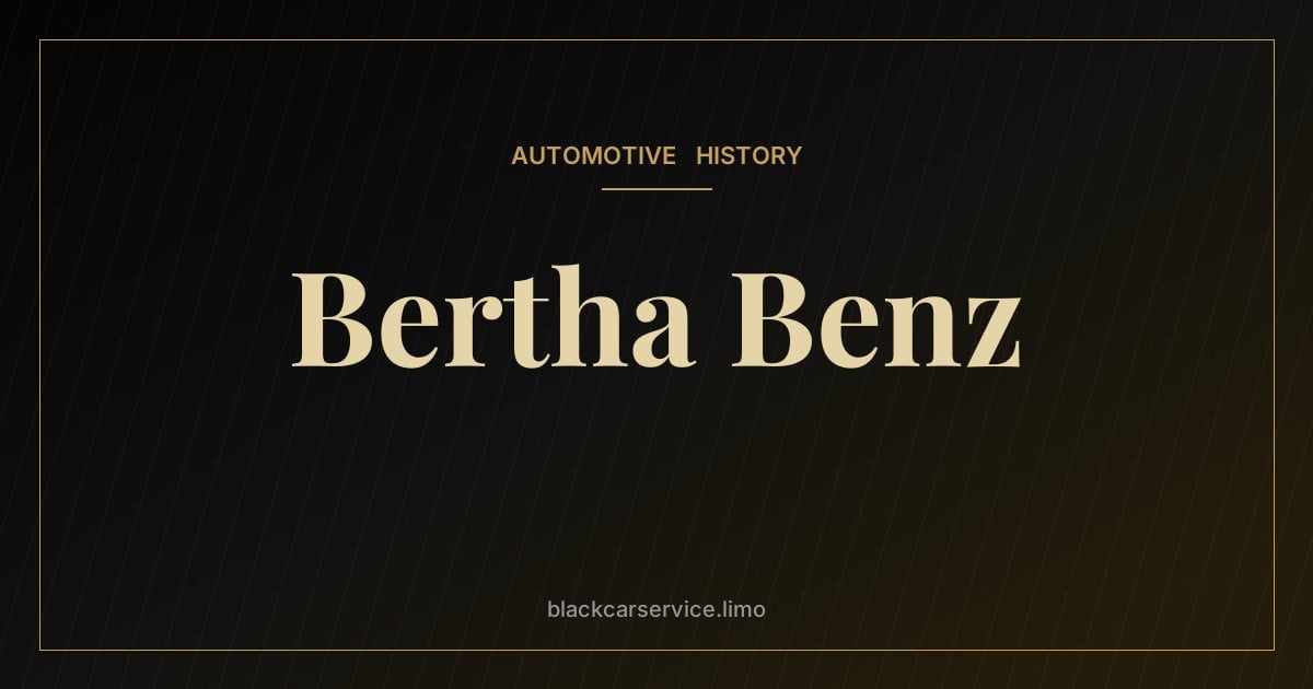 Bertha Benz — Bertha Benz and the World's First Road Trip (1888)