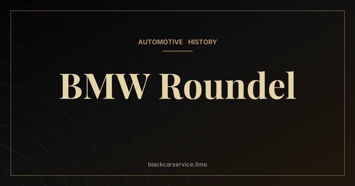 BMW Roundel — Is the BMW Logo a Spinning Propeller? The Truth About the Roundel