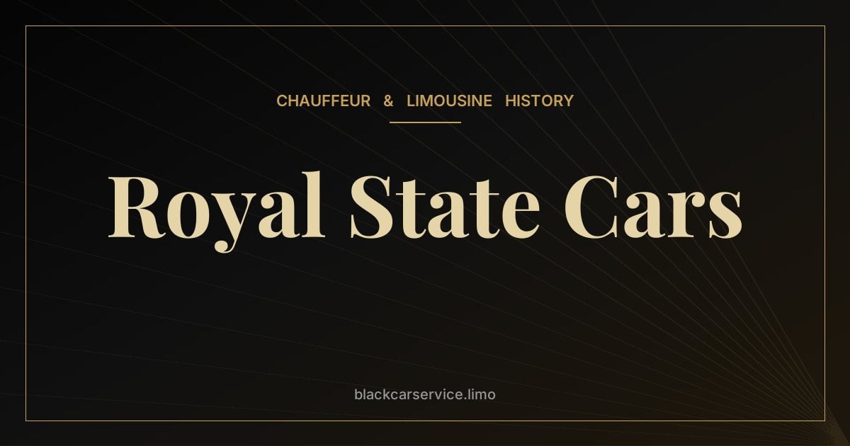 Royal State Cars — British Royal State Cars: Bentleys, Rolls-Royces and the Royal Mews
