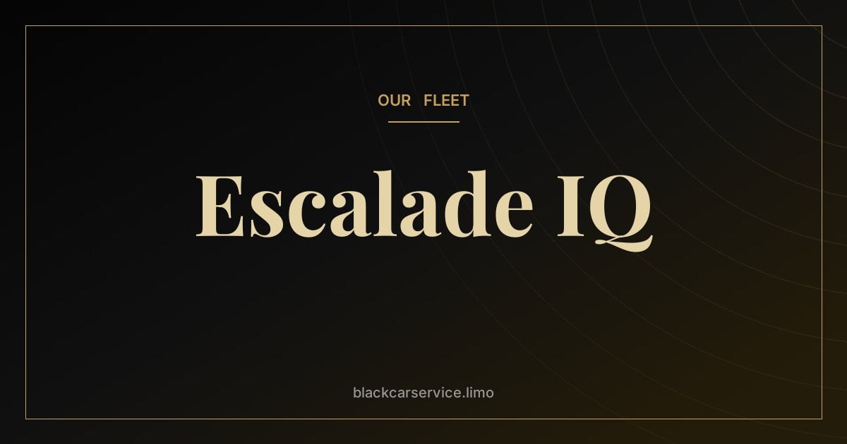 Escalade IQ — Cadillac Escalade IQ: The Electric Escalade Explained
