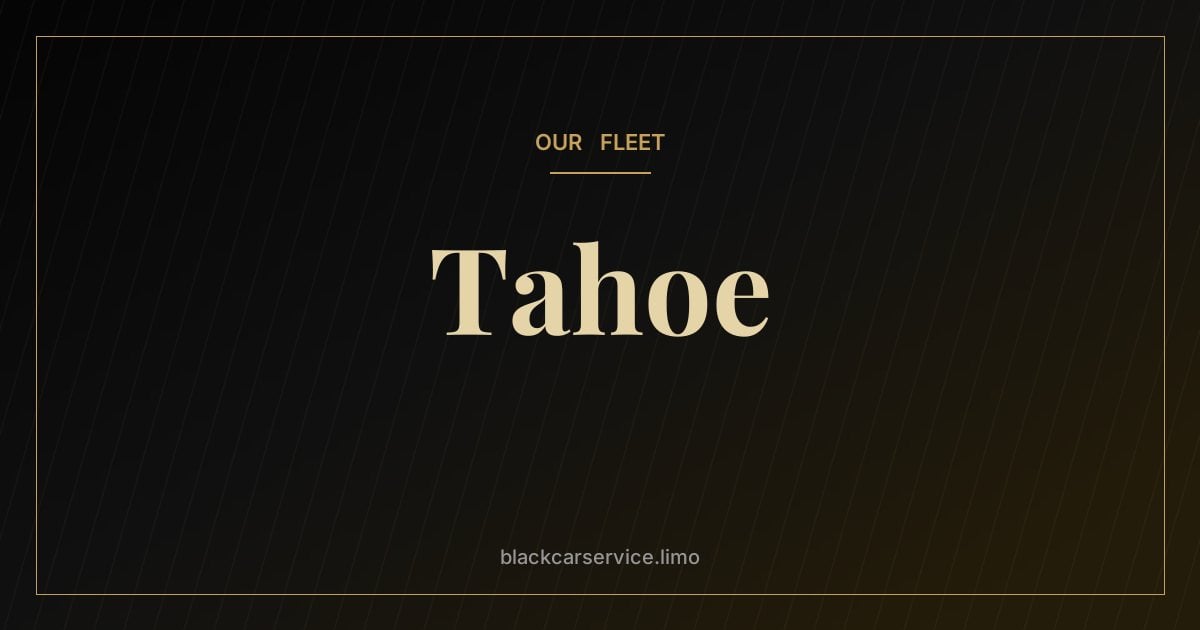 Tahoe — Chevrolet Tahoe History: From K5 Blazer to America's Best-Selling Full-Size SUV