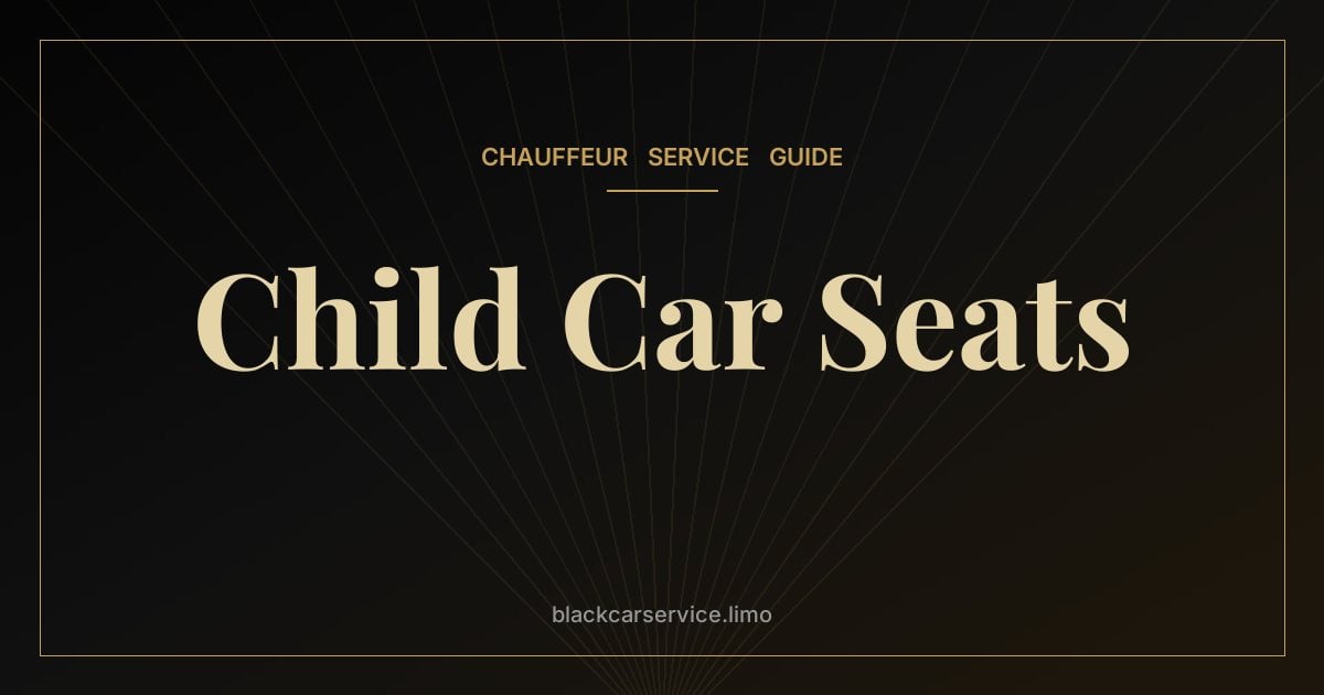 Child Car Seats — Child Car Seats in Car Service: What Parents Need to Know