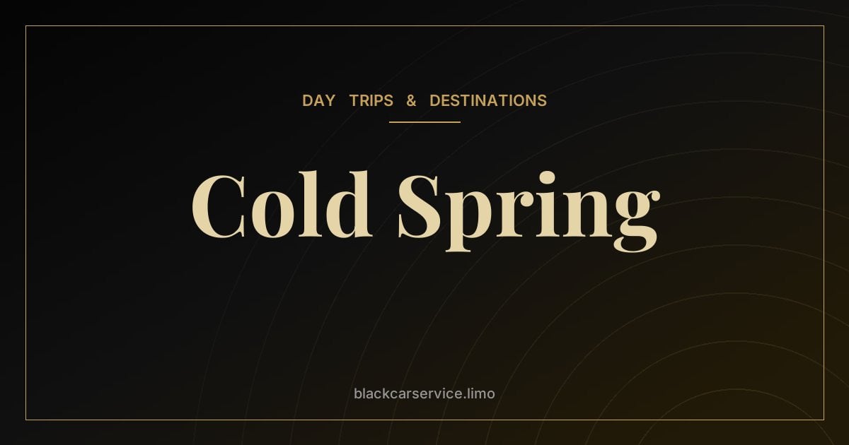 Cold Spring — Cold Spring Day Trip: Antiques, Hiking and Hudson River Views