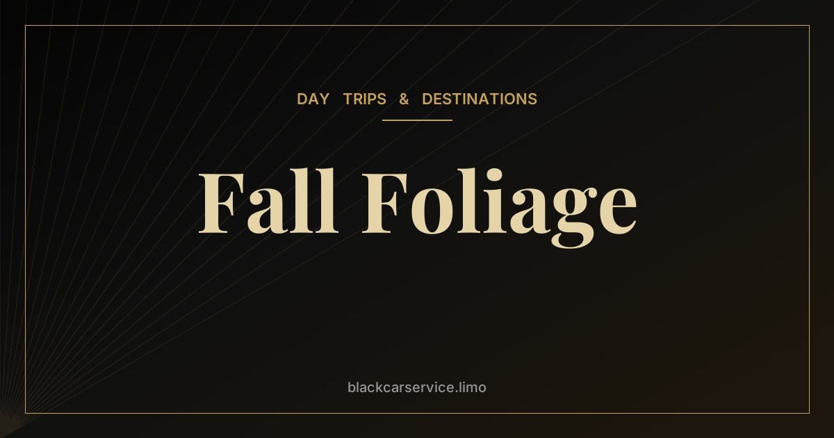 Fall Foliage — The Best Fall Foliage Drives Near NYC