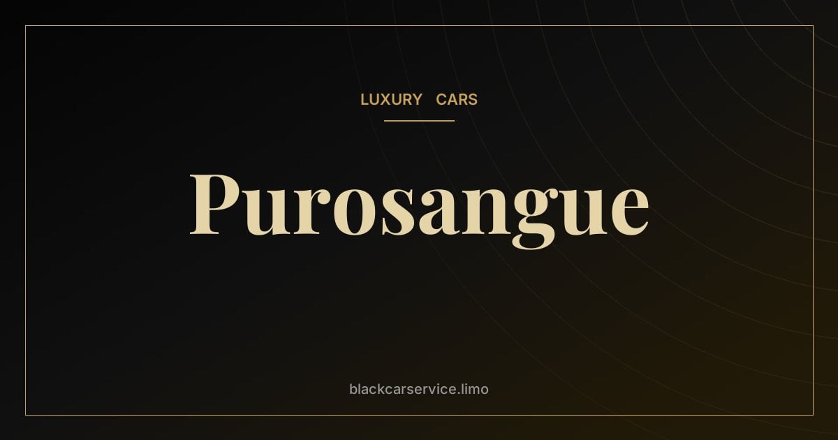 Purosangue — Ferrari Purosangue: The Four-Door V12 Ferrari Explained