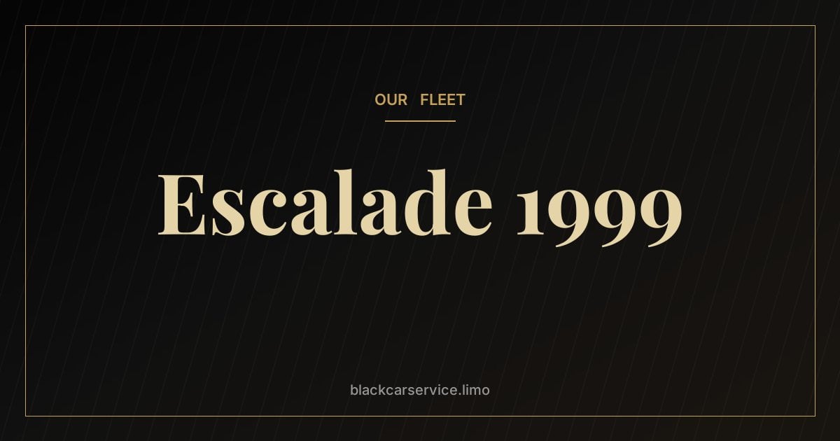 Escalade 1999 — The First Cadillac Escalade (1999): How GM Answered the Lincoln Navigator in Record Time