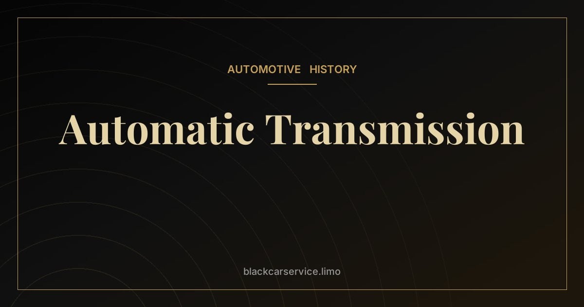 Automatic Transmission — The History of the Automatic Transmission: From Hydra-Matic to 10 Speeds