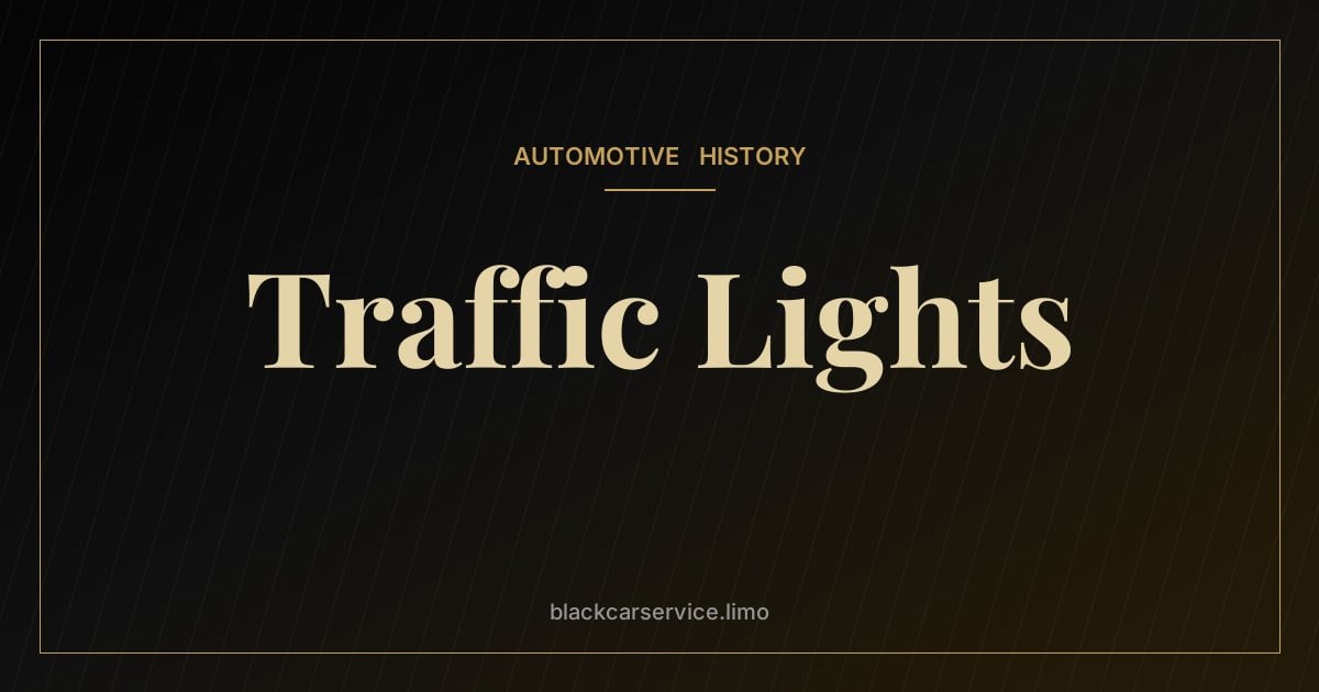 Traffic Lights — The History of Traffic Lights: From London Gas Lamps to Fifth Avenue Towers