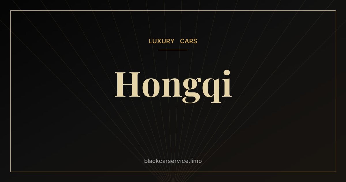 Hongqi — Hongqi: The 'Red Flag' Limousines of China's Leaders