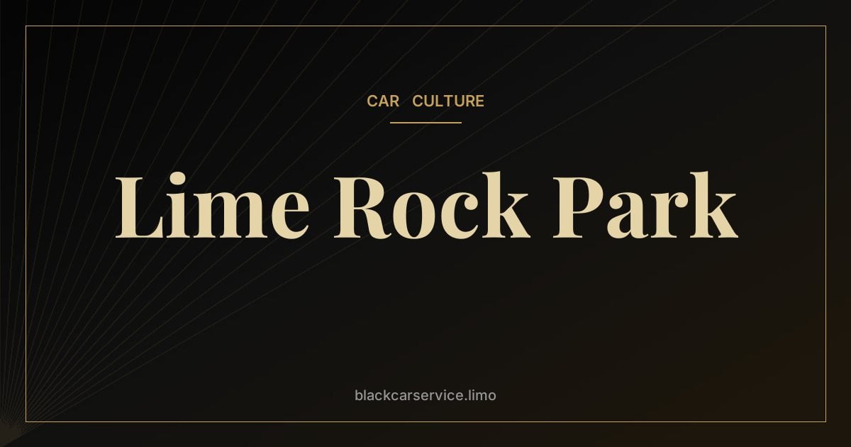 Lime Rock Park — Lime Rock Park: Connecticut's Historic Road Racing Circuit