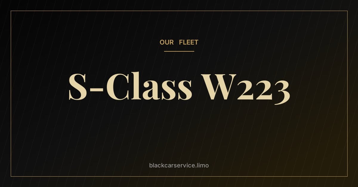 S-Class W223 — Mercedes-Benz W223 S-Class (2020–Today): The Current S-Class Explained