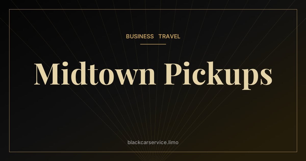 Midtown Pickups — Midtown Office Drop-Offs and Pickups: How to Make Them Smooth