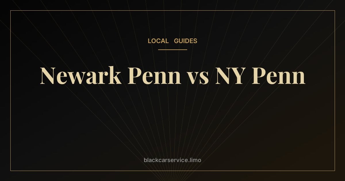 Newark Penn vs NY Penn — Newark Penn Station vs New York Penn Station: Which Should You Use?