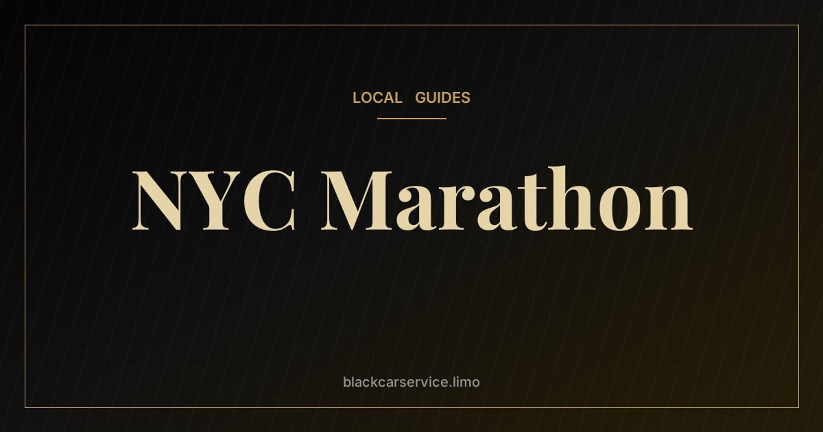NYC Marathon — NYC Marathon Sunday: Road Closures and How to Get Around