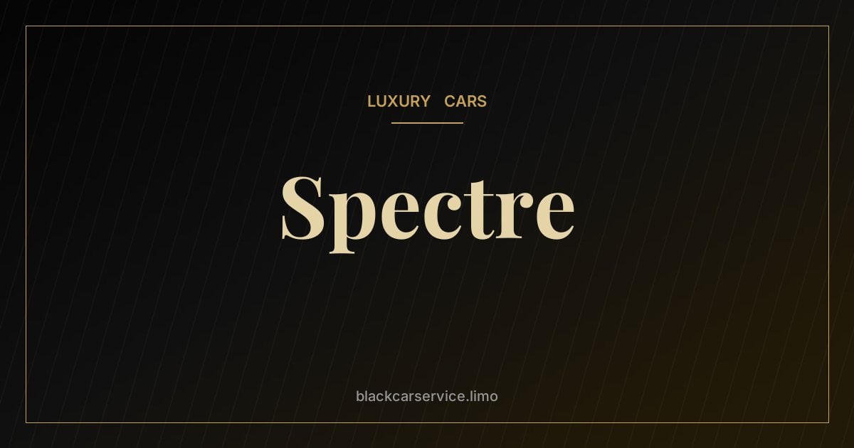 Spectre — Rolls-Royce Spectre: The First Electric Rolls-Royce Explained