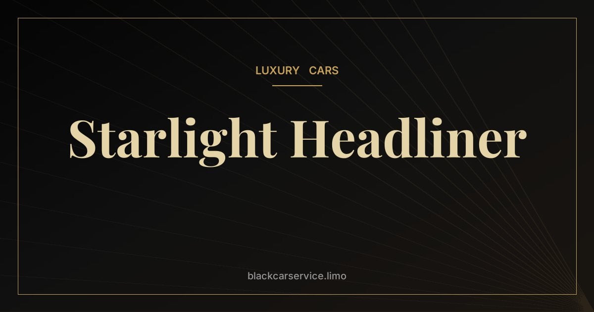 Starlight Headliner — The Rolls-Royce Starlight Headliner: How the Starry Ceiling Is Made
