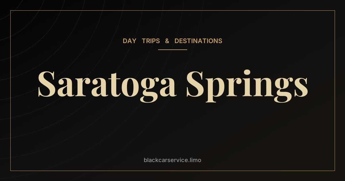 Saratoga Springs — Saratoga Springs: Racing, Mineral Springs and Summer Culture