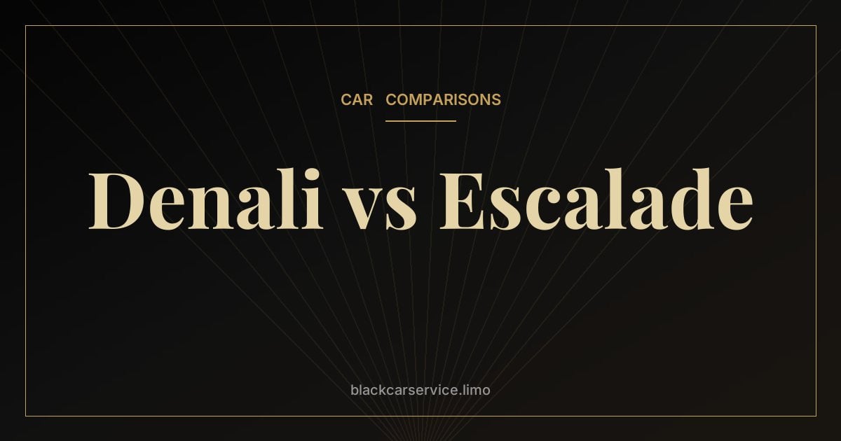 Denali vs Escalade — GMC Yukon Denali vs Cadillac Escalade: Is the Escalade Worth the Extra?
