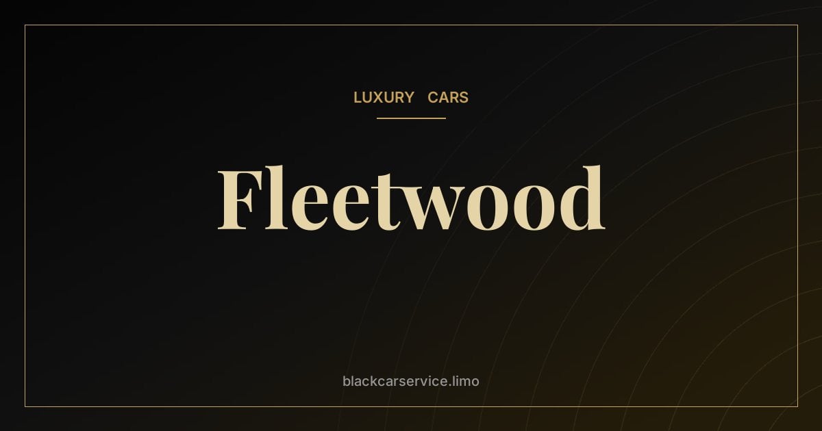 Fleetwood — Cadillac Fleetwood: From Pennsylvania Coachbuilder to Cadillac's Grandest Name