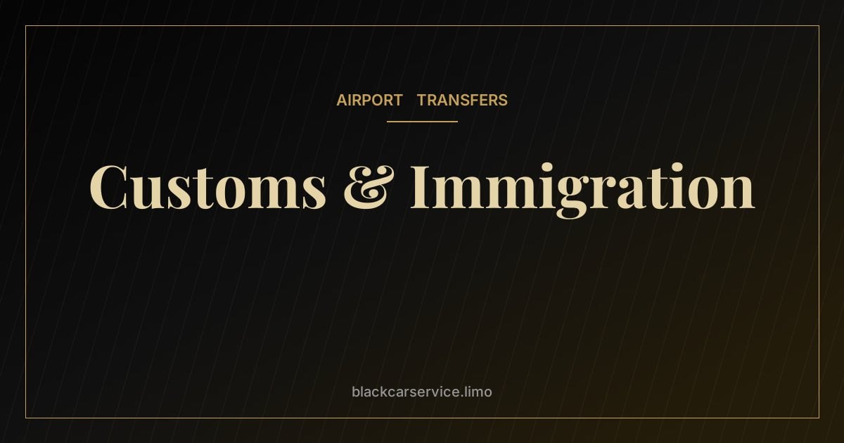 Customs & Immigration — How Long Do Customs and Immigration Take at JFK and Newark?