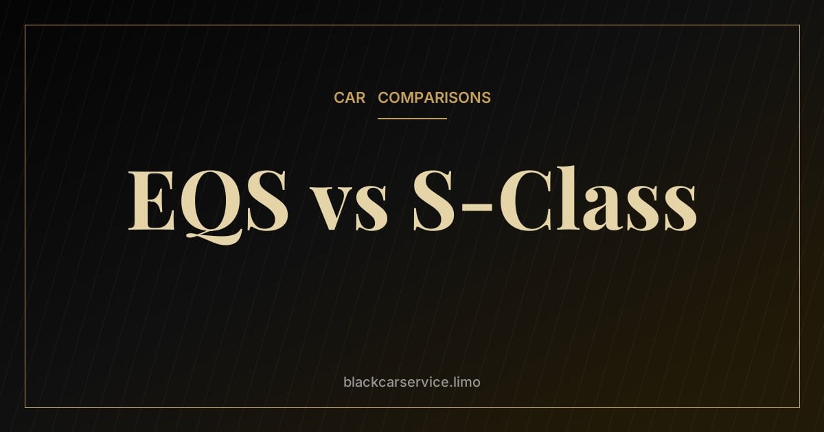 EQS vs S-Class — Mercedes EQS vs S-Class: Electric Flagship or Classic Limousine?