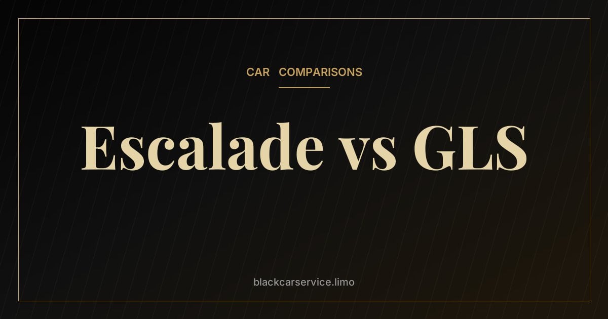 Escalade vs GLS — Cadillac Escalade vs Mercedes-Benz GLS: Which Three-Row Luxury SUV Wins?