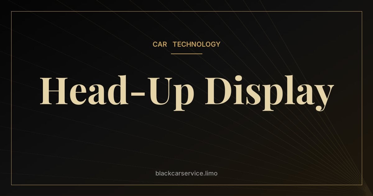 Head-Up Display — Head-Up Displays Explained: From Fighter Jets to Augmented Reality