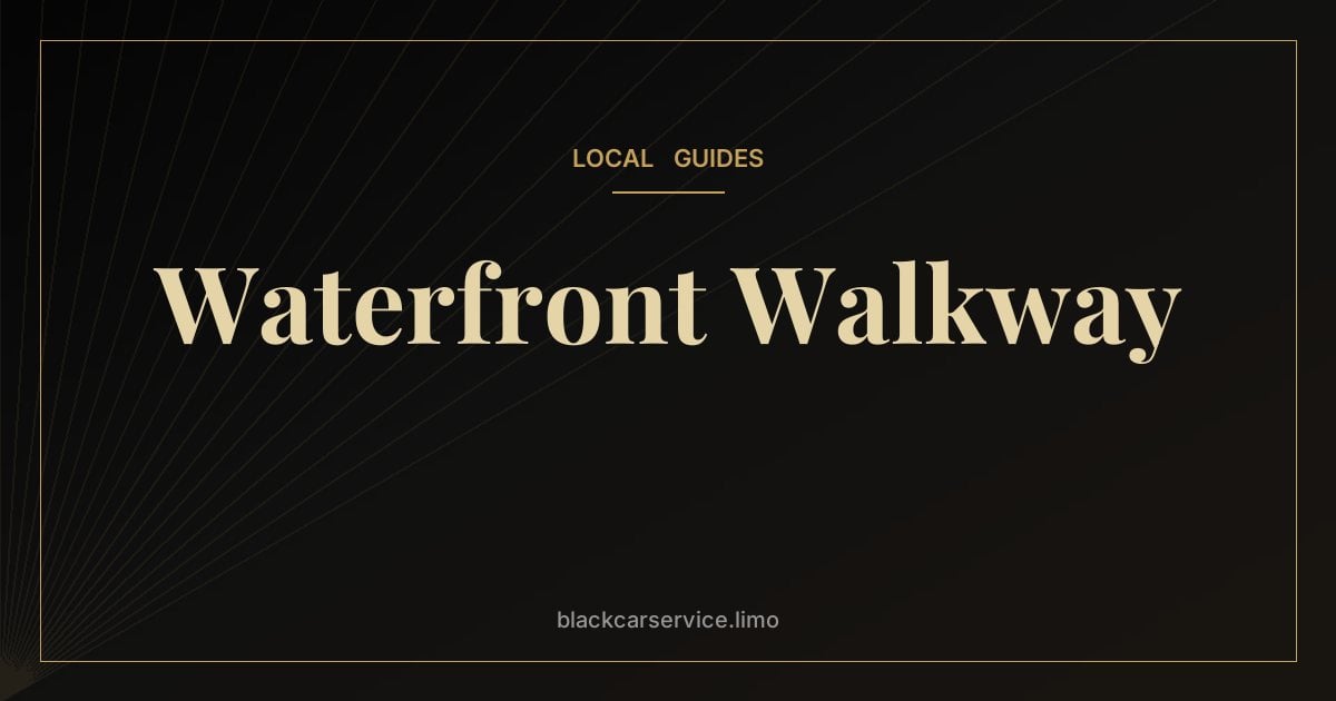 Waterfront Walkway — The Hudson River Waterfront Walkway: New Jersey's Skyline Promenade