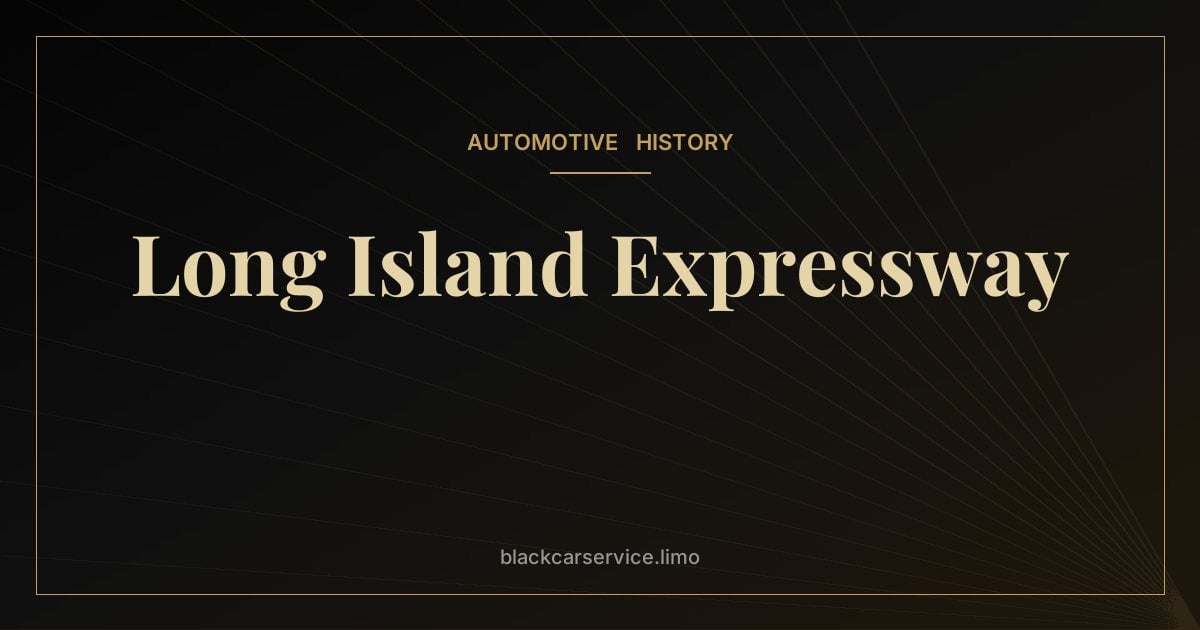 Long Island Expressway — The Long Island Expressway: History of the 'World's Longest Parking Lot'