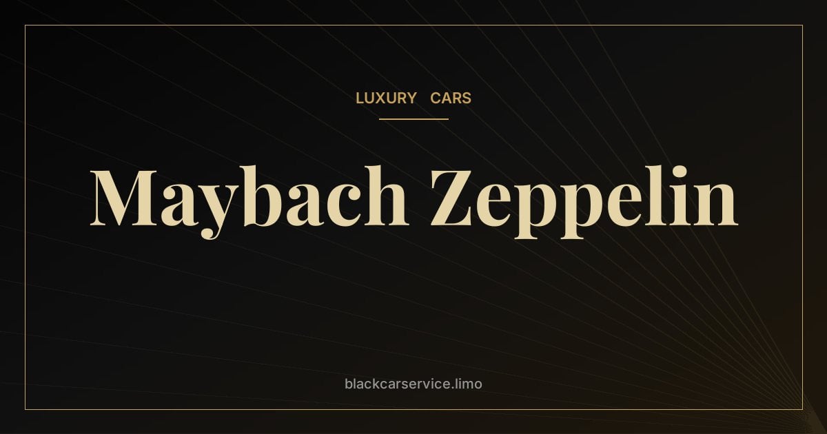 Maybach Zeppelin — Maybach Zeppelin DS8: Germany's Great V12 Luxury Car of the 1930s