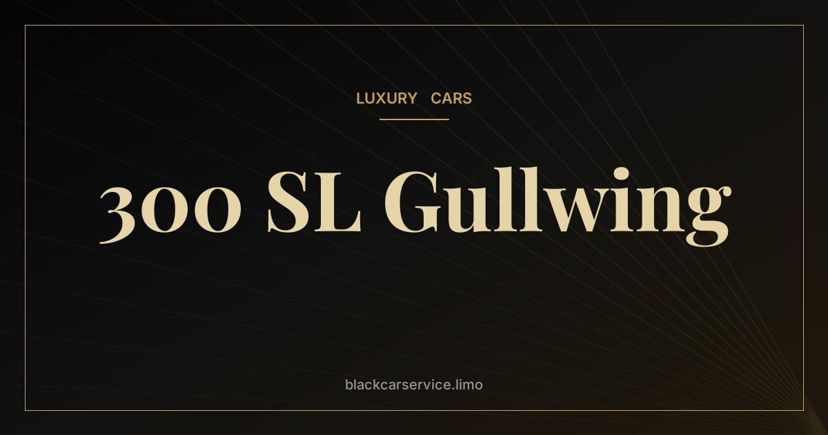 300 SL Gullwing — Mercedes-Benz 300 SL Gullwing: The 1954 Supercar That Debuted in New York