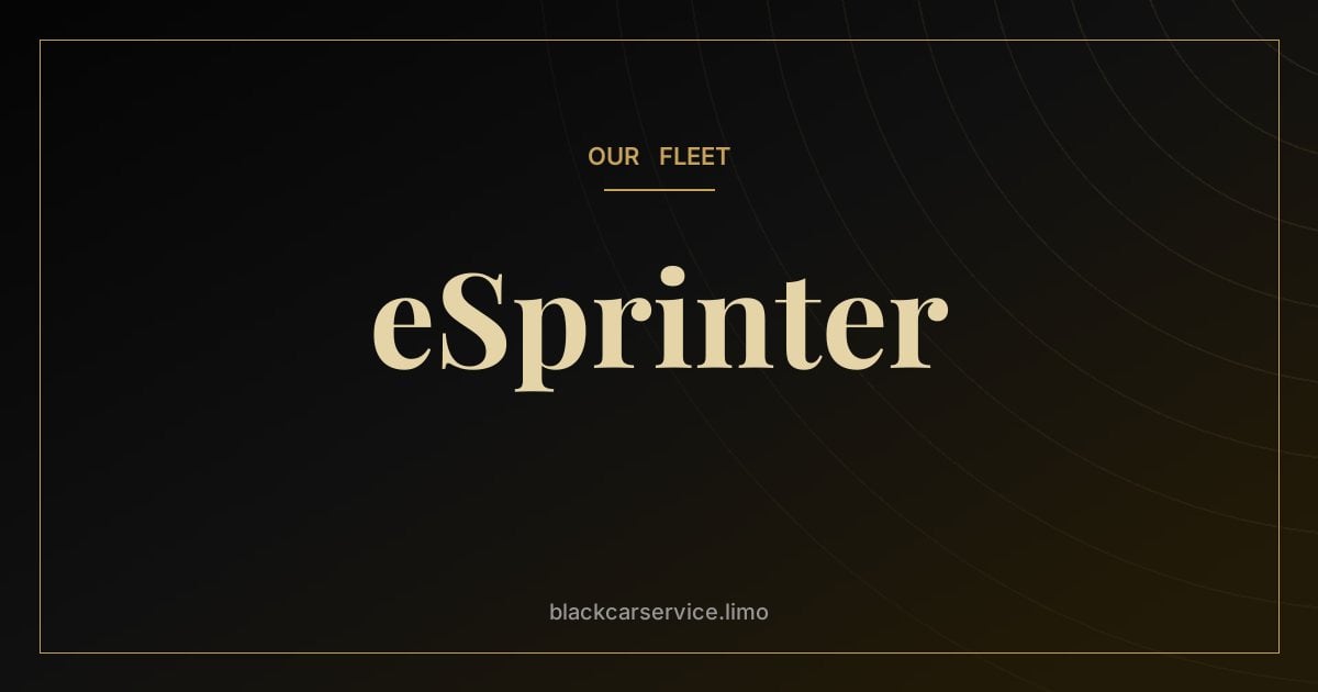 eSprinter — Mercedes-Benz eSprinter: The Electric Sprinter Van Explained