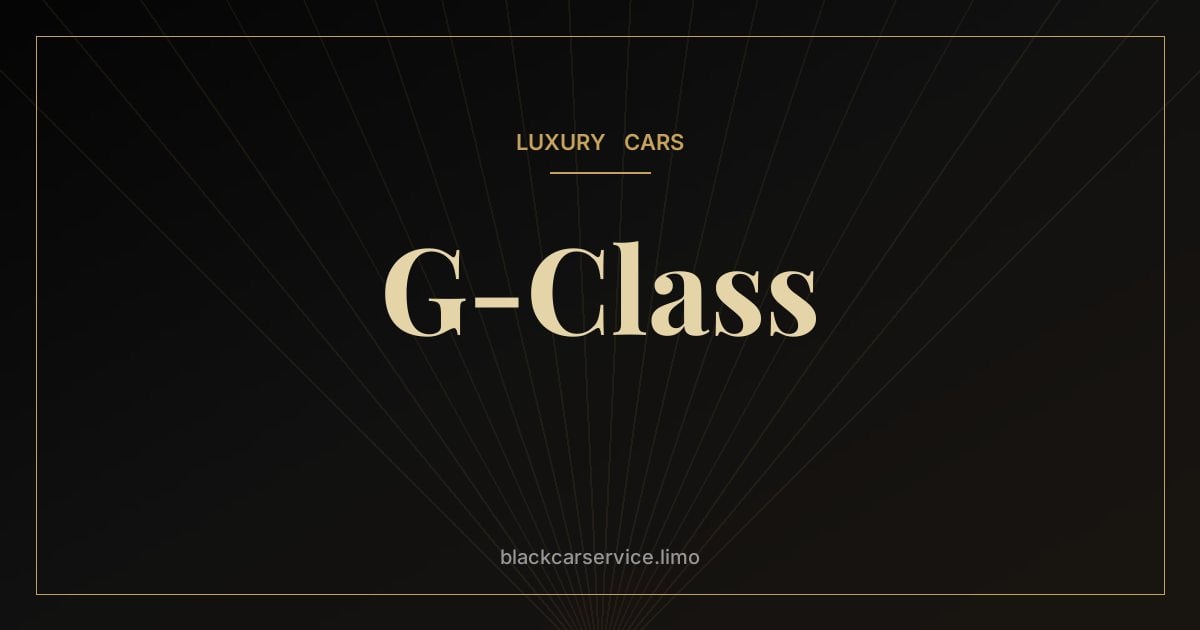 G-Class — Mercedes-Benz G-Class History: From Military Vehicle to Luxury Icon