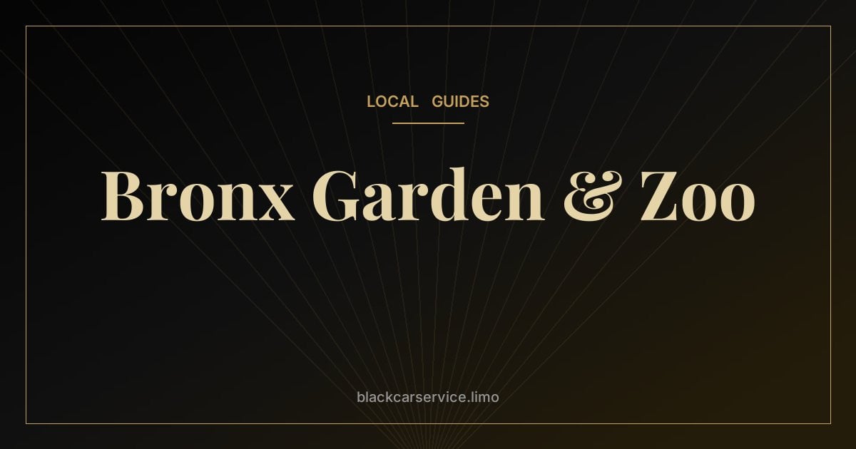 Bronx Garden & Zoo — The New York Botanical Garden and Bronx Zoo: A Day in the Bronx