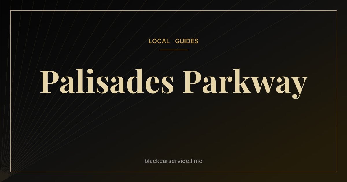 Palisades Parkway — The Palisades Interstate Parkway: New Jersey's Scenic Cliffside Drive