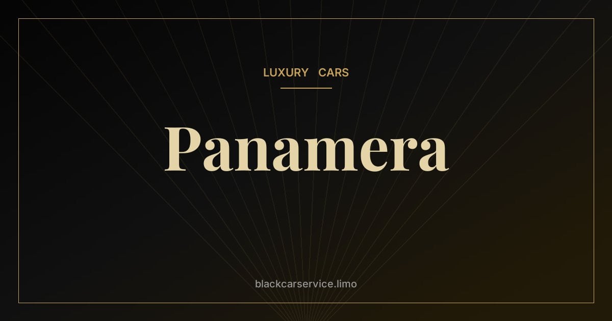 Panamera — Porsche Panamera: Porsche's Four-Door Sports Sedan Explained