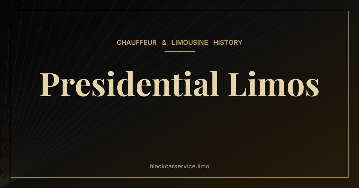 Presidential Limos — The History of Presidential Limousines: From Taft's Cars to The Beast