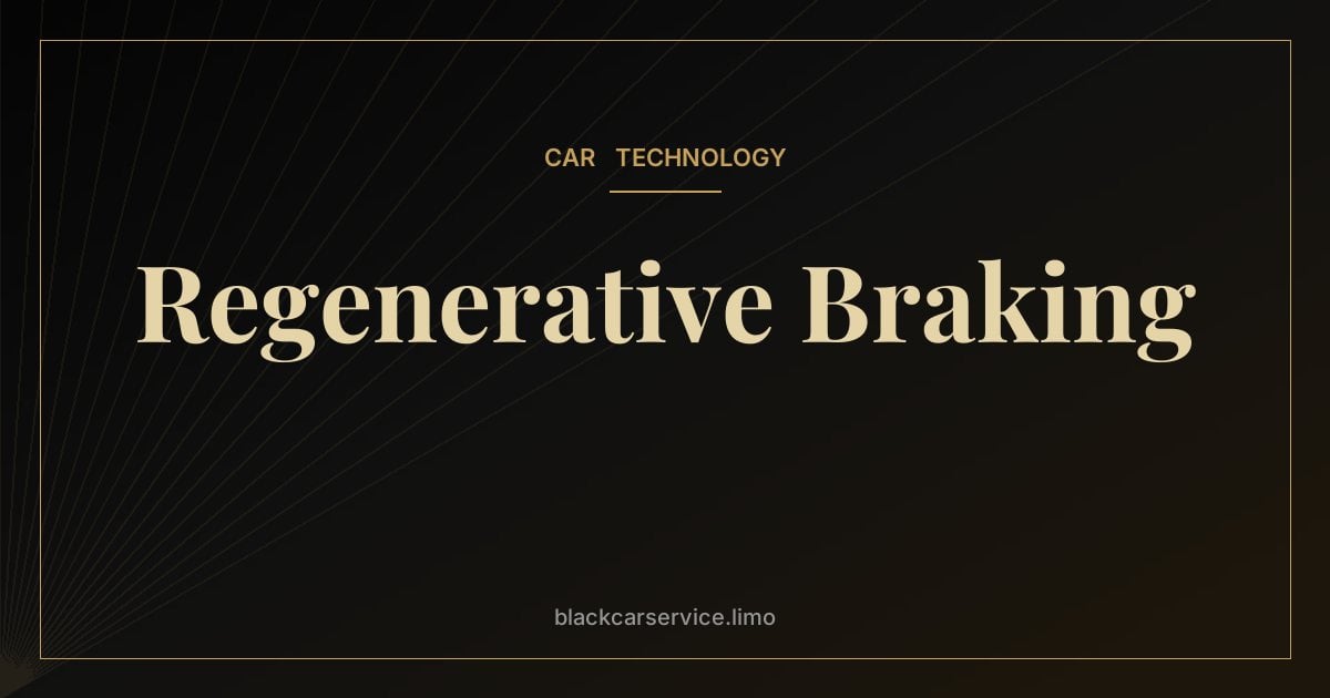 Regenerative Braking — Regenerative Braking Explained: How EVs and Hybrids Recycle Energy