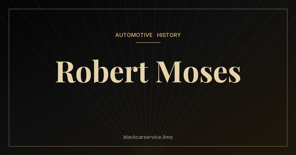 Robert Moses — Robert Moses and New York's Parkways: How One Man Shaped the Roads We Drive