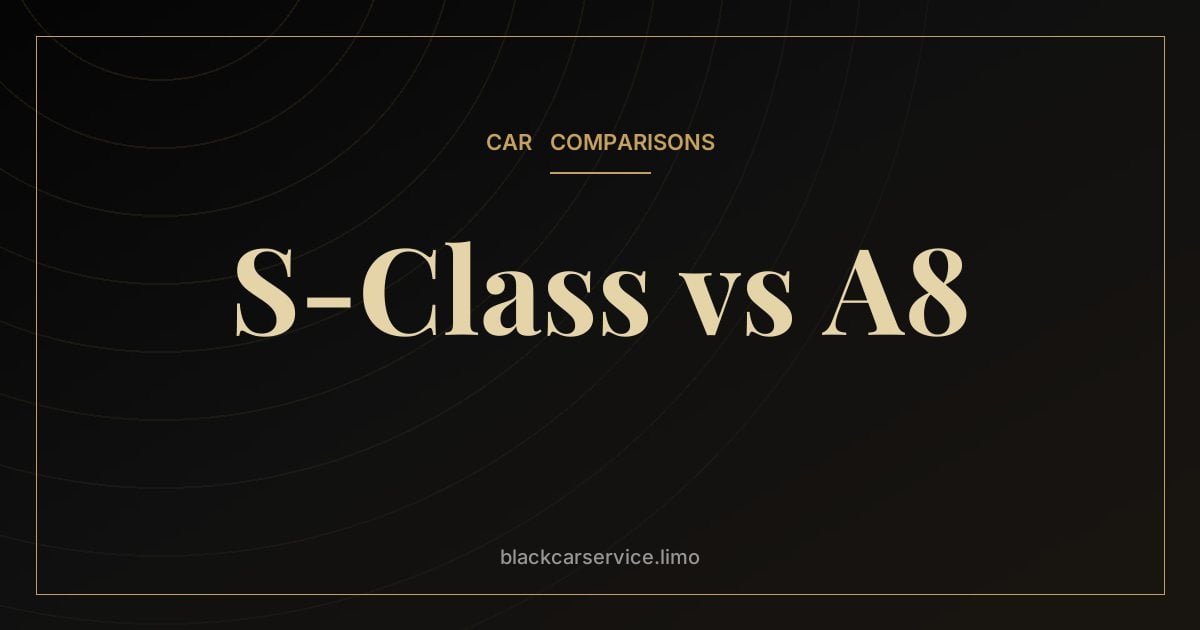 S-Class vs A8 — Mercedes S-Class vs Audi A8: Comfort, Technology and Character Compared