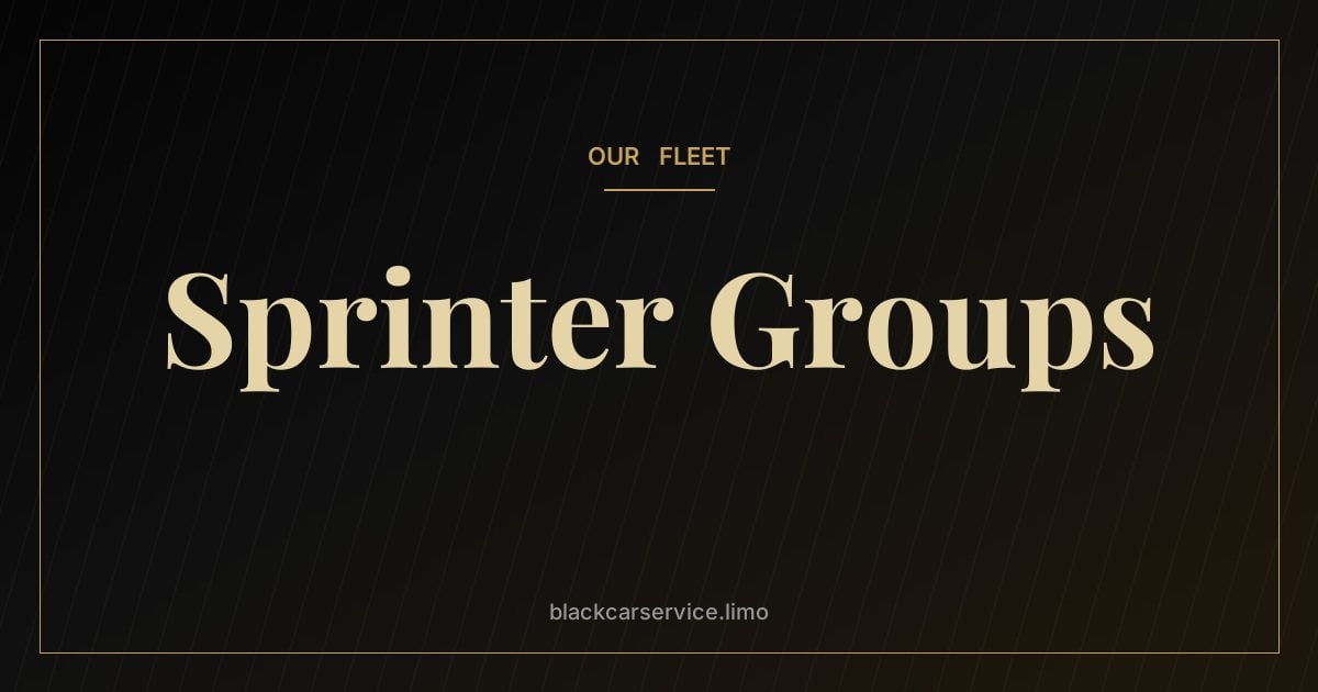 Sprinter Groups — How Many People and Bags Fit in a Sprinter Van? A Group Travel Guide