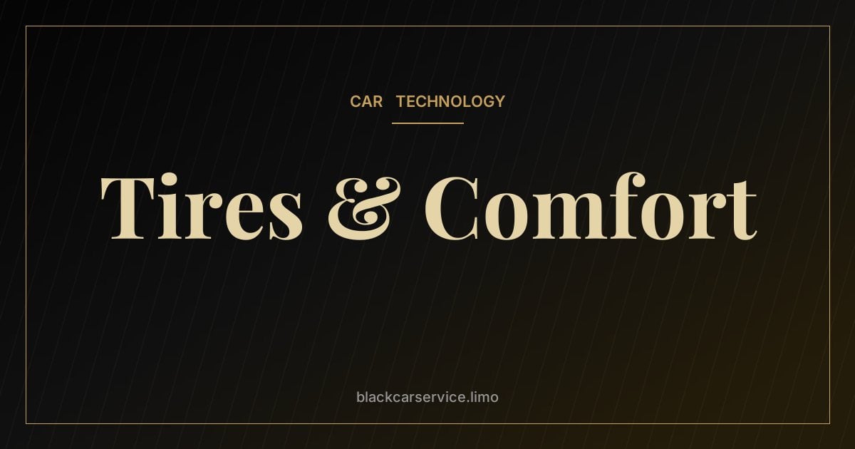 Tires & Comfort — How Tires Affect Noise and Ride Comfort in Luxury Cars