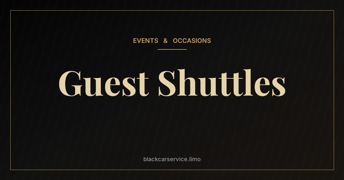 Guest Shuttles — Wedding Guest Shuttles: How to Plan Transportation for Guests
