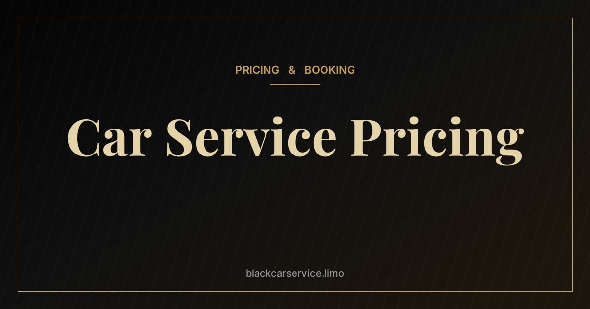 Car Service Pricing — What Affects Car Service Prices? A Plain-English Guide