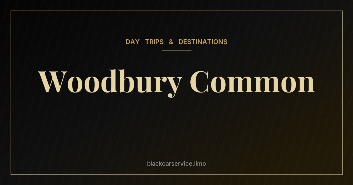 Woodbury Common — Woodbury Common Premium Outlets: A Shopping Day Trip From NYC