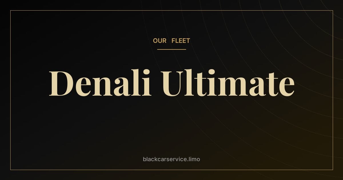 Denali Ultimate — GMC Yukon Denali Ultimate Explained: What the Top Yukon Adds